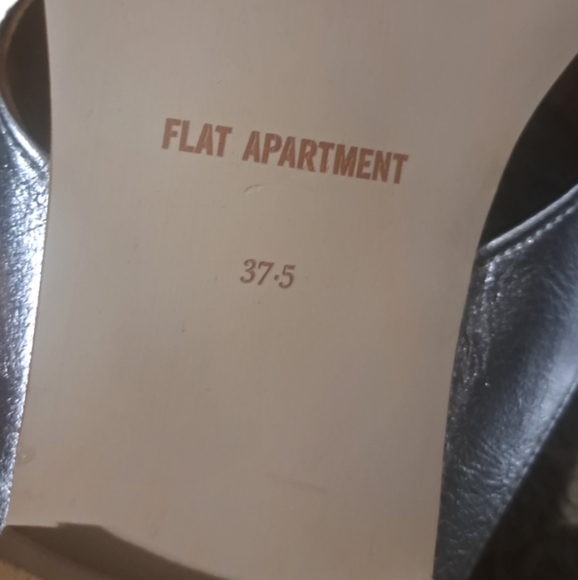 Flat Apartment Square Toe Mules Korean Designer Shoes - Picture 6 of 6